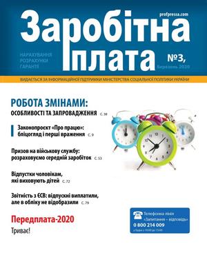 Заробітна плата № 3 (2020)